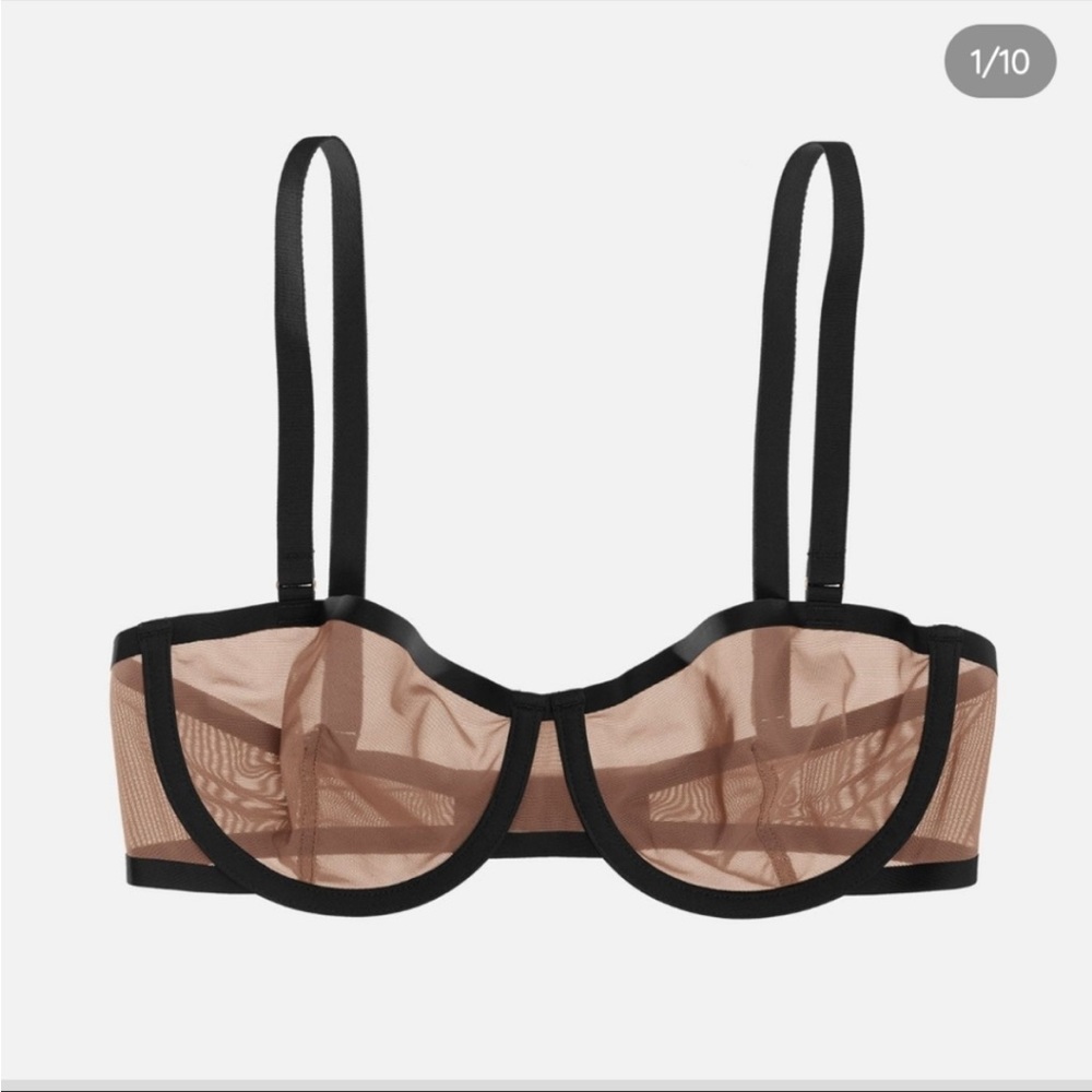 CUUP balconette Limited Edition mesh bra